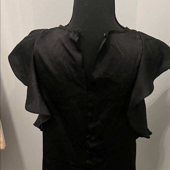 Michael Kors Black Ruffle Sleeve Blouse Stitch Fix - Picture 5 of 5